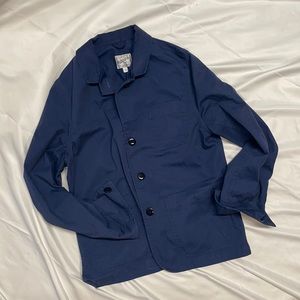 Indigo Blue Workshirt Jacket, SMALL